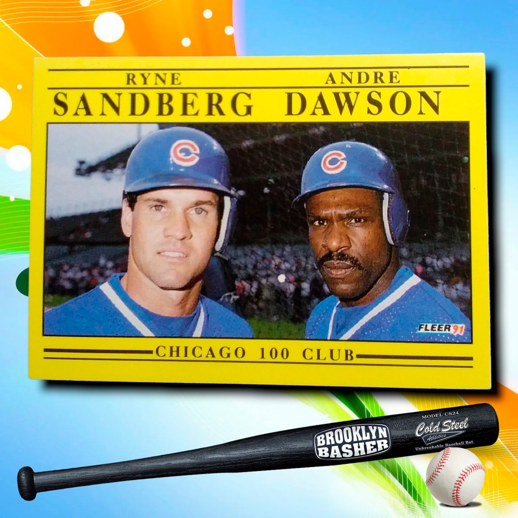 Baseball Card Ryne Sandberg  713 Fleer91